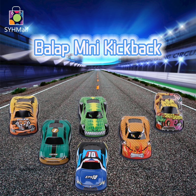 SYH Mall Mainan Anak Mobil Mini Pull Back Bahan Alloy / Racing Mini Car Kids Toys Toddler Toys