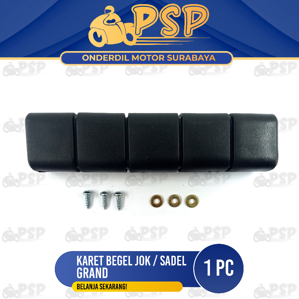 Karet Begel Sadel Grand (+ Baut) - Karet Behel Plenger Pegangan Jok Jog Honda Astrea Prima Legenda