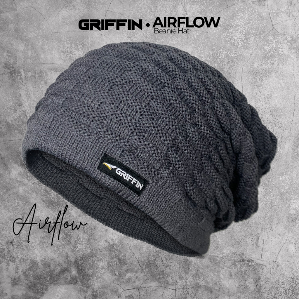 Kupluk Pria Dewasa Beanie Hat Rajut Korea Keren Airflow