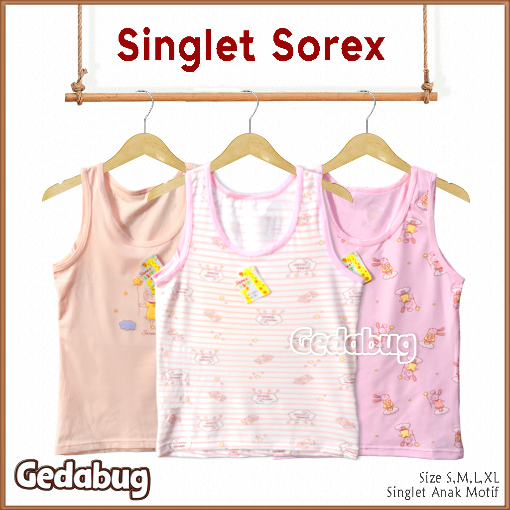 Singlet SOREX LA 301 | Singlet Remaja Super soft motif lucu Super Soft | Gedabug