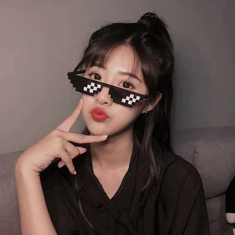 Kaca Mata Thug Life / Kacamata Mainan Anak Minecraft / Kacamata Thug Life Mosaic Fashion Unisex / Ka