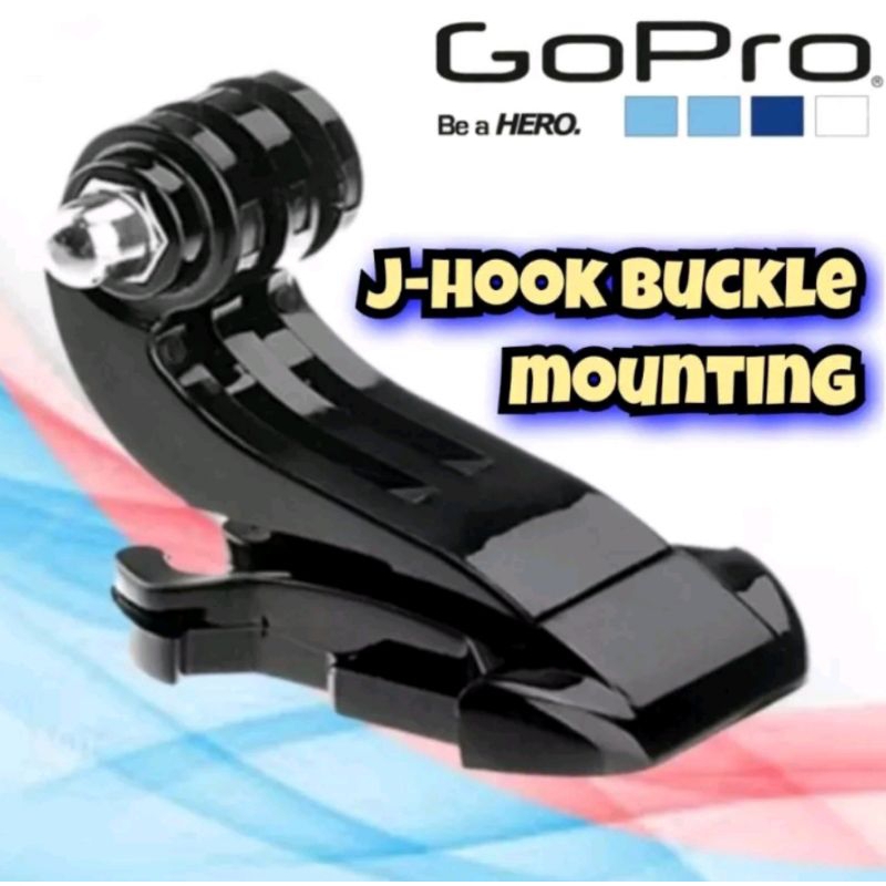 J-hook jhook buckle mounting gopro action camera satuan vlog vlogger motovlog