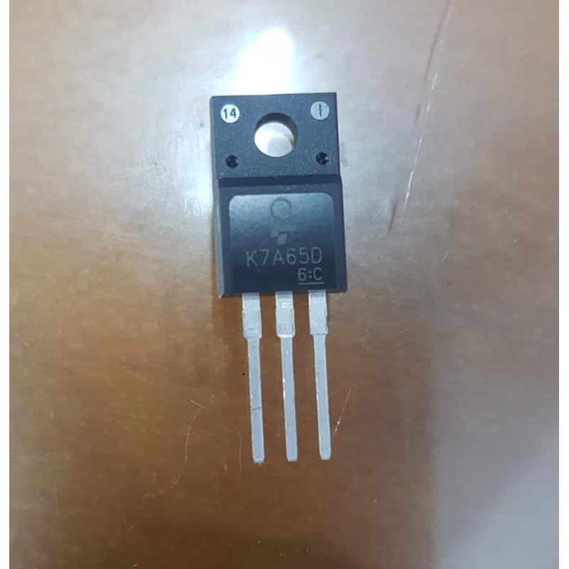 TRANSISTOR K7A65D K 7A65D K 7A65 D asli