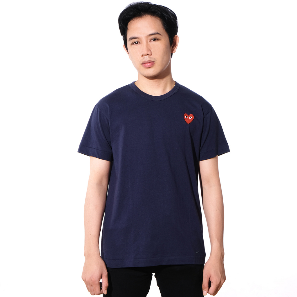 CDG Play Red Heart Patch T-Shirt