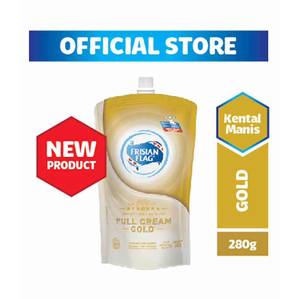 

Frisian Flag Gold Susu Kental Manis Putih 280G