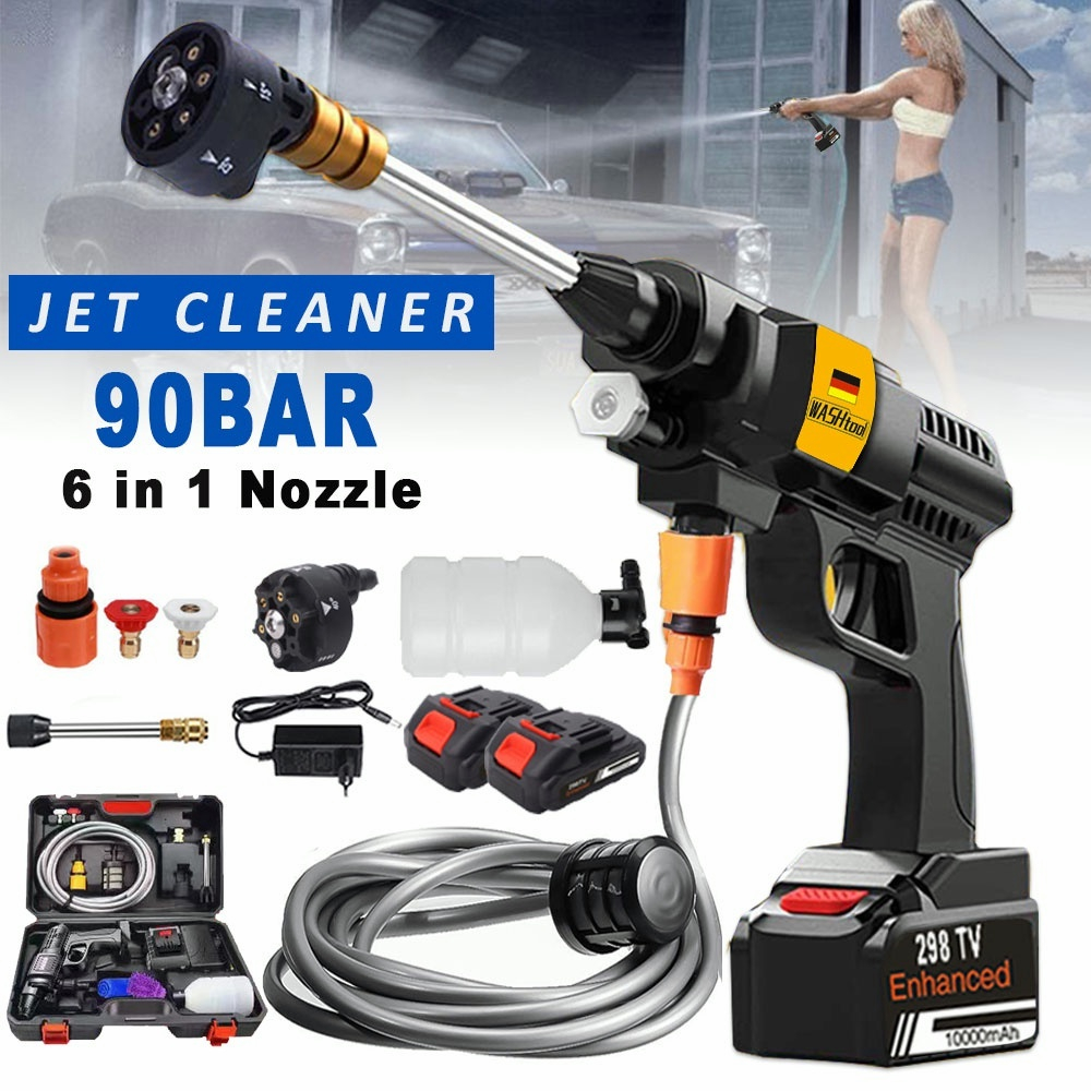 Jet Cleaner Cordless Portable Mesin Cuci Mobil Motor Pressure Washer Alat Cuci Mobil Tanpa Kabel