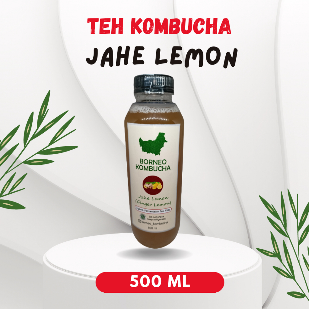 

BORNEO KOMBUCHA JAHE LEMON ORGANIK 500 mL