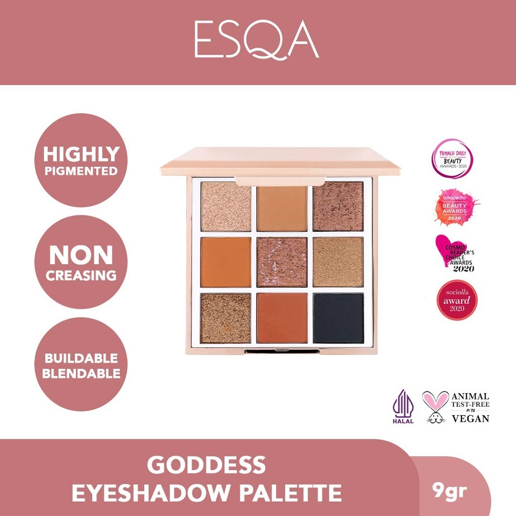 ❤ MEMEY ❤ ESQA Goddess Eyeshadow Palette