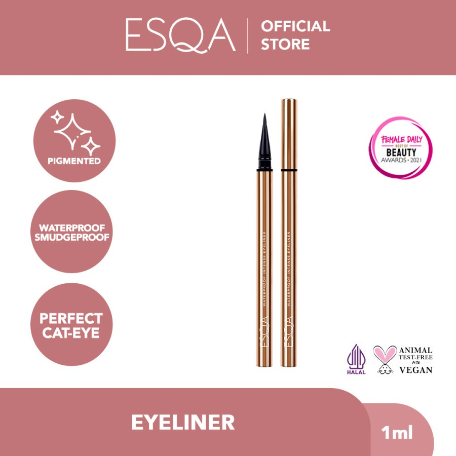 ❤ MEMEY ❤ ESQA Waterproof Intense Eyeliner Black