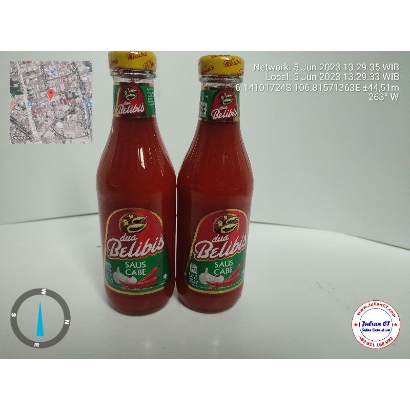 

Saus Cabe Dua Belibis 340 ml /Saus Sambal Dua Belibis - Botol Beling