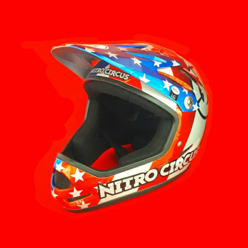 BELL SANCTION FULLFACE NITRO CIRCUS - HELM SEPEDA FULLFACE SIZE L