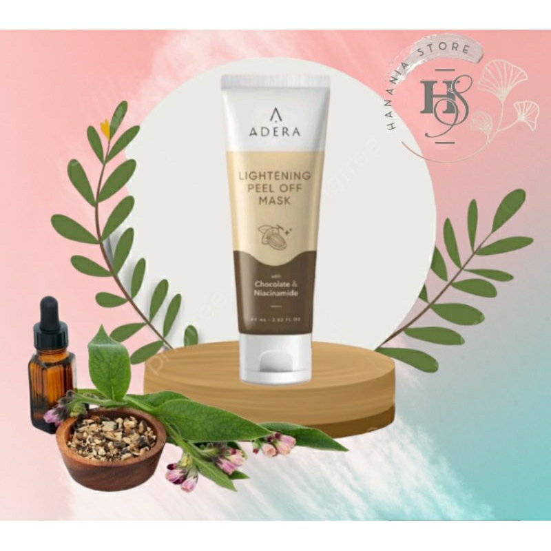 Adera Lightening Peel Off Mask Original Masker Wajah Komedo
