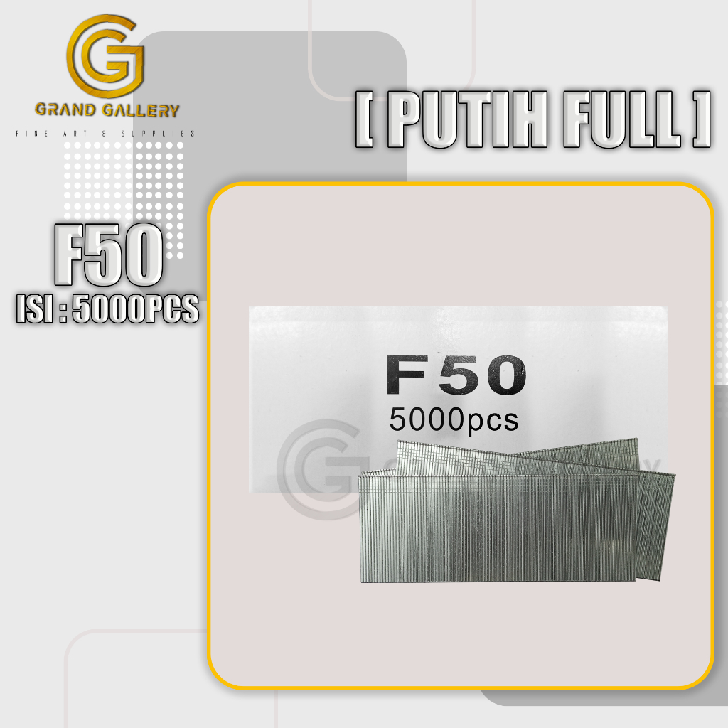 

[ PUTIH FULL ] - PAKU I NAIL F PAKU F 50/ ISI PAKU F-50/ F50-5000 PCS