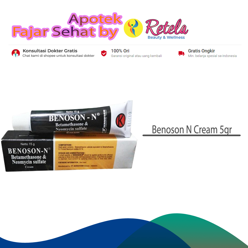BENOSON N CREAM 5GR / Salep Gatal