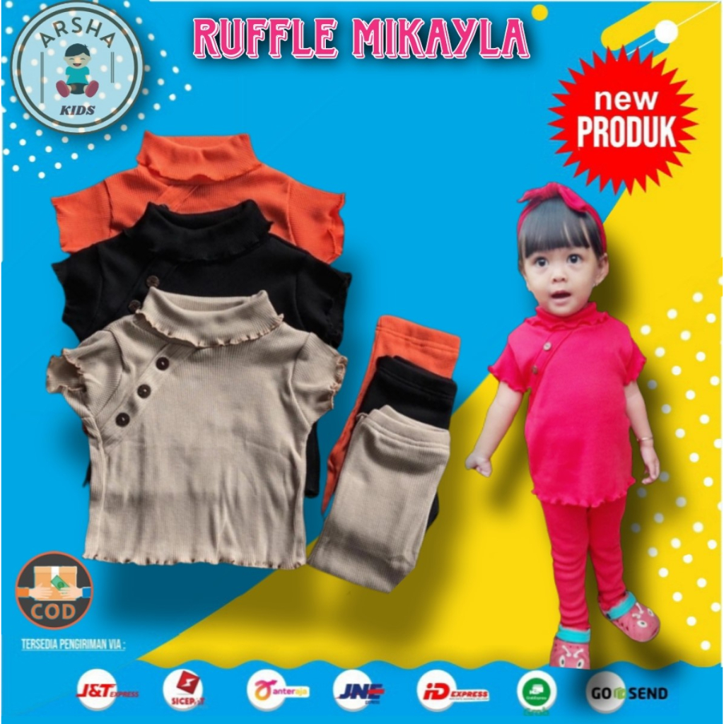 ONE SET ANAK PEREMPUAN 1-5 TAHUN SETELAN BAJU ANAK PEREMPUAN SETELAN RIB ANAK PEREMPUAN MURAH HARIAN