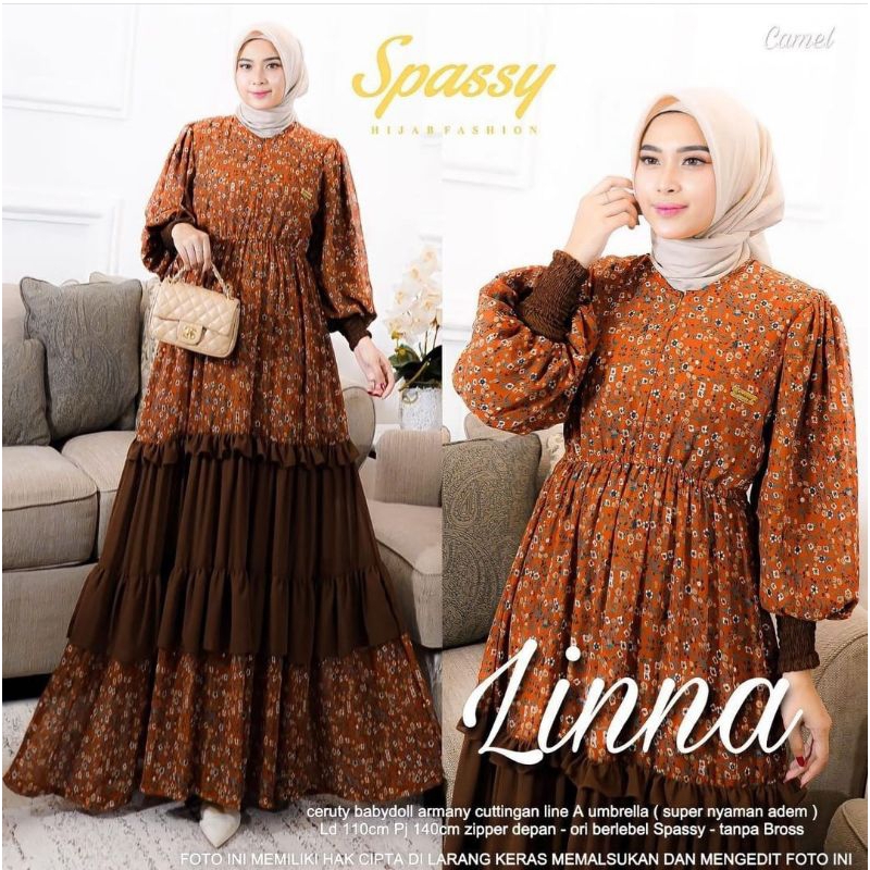 [COD] LINNA DRESS | GAMIS CERUTY BABYDOLL GAMIS BEST SELLER