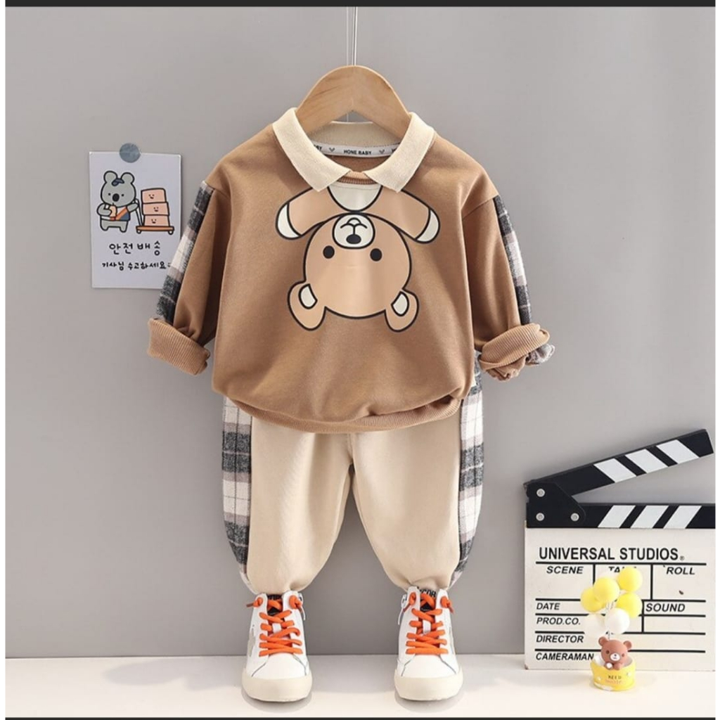 Setelan Baju Sweater Cardigan Anak Cowo Dan Cewe//Fashion Baju Sweater Anak Musim Dingi Terbaru