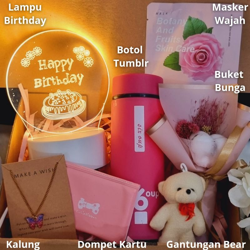 

Kado hampres 1 set isi banyak free packing cantik dan menarik harga termurah / kado ulang tahun