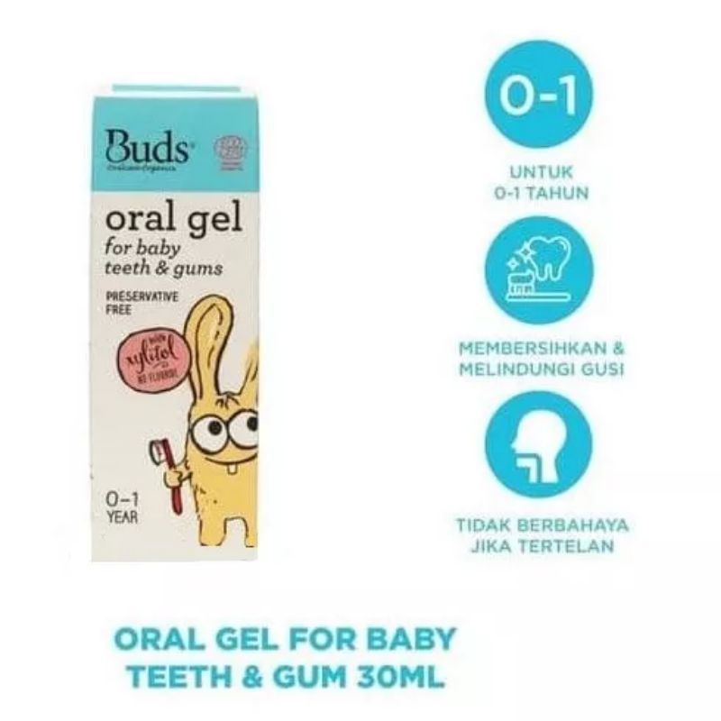 Buds Organics Oral Gel for baby - PASTA GIGI BAYI