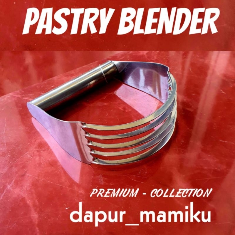 Pastry Blender 5 Blades Stainless Steel, Pengaduk Pencampur Adonan