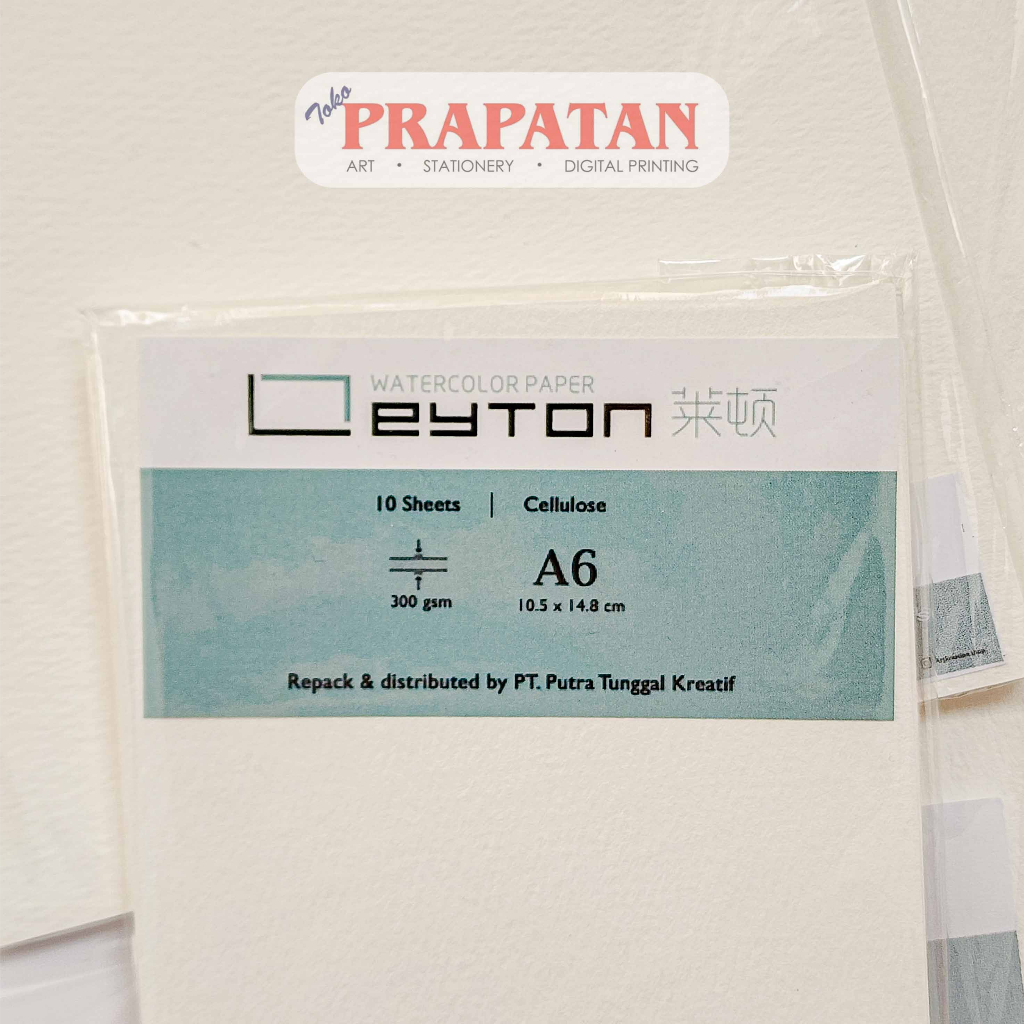 

Leyton Cellulose Watercolor Paper 300gsm | Kertas Cat Air