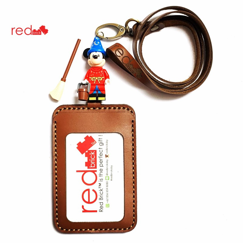 

LEGO Sorcerer's Apprentice Mickey Name Tag Genuine Leather