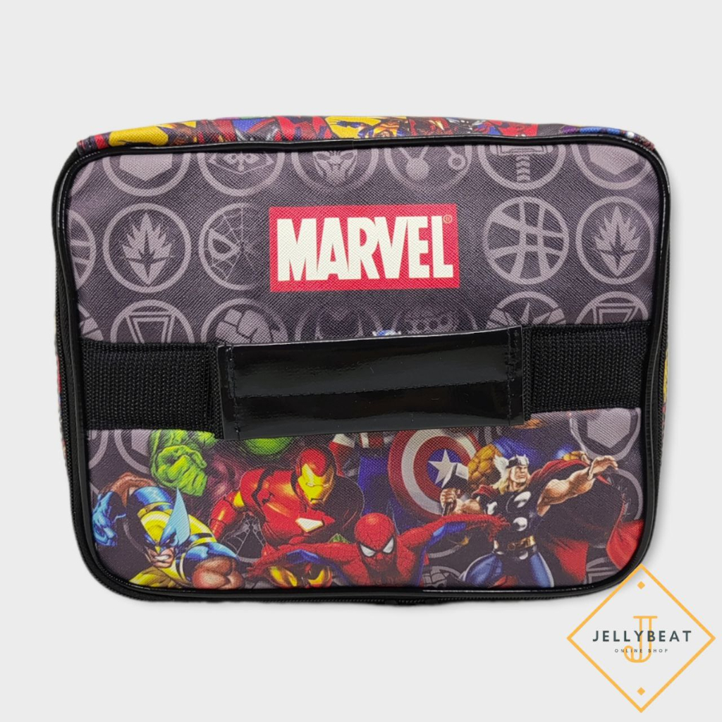 TAS BEKAL BESAR PREMIUM SINGLE (24x18x8cm) - BLACK AVENGERS