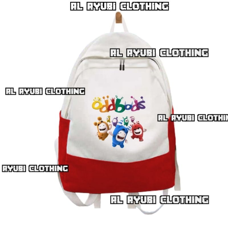 Tas anak oddbods / tas ransel anak sekolah oddbods / free name