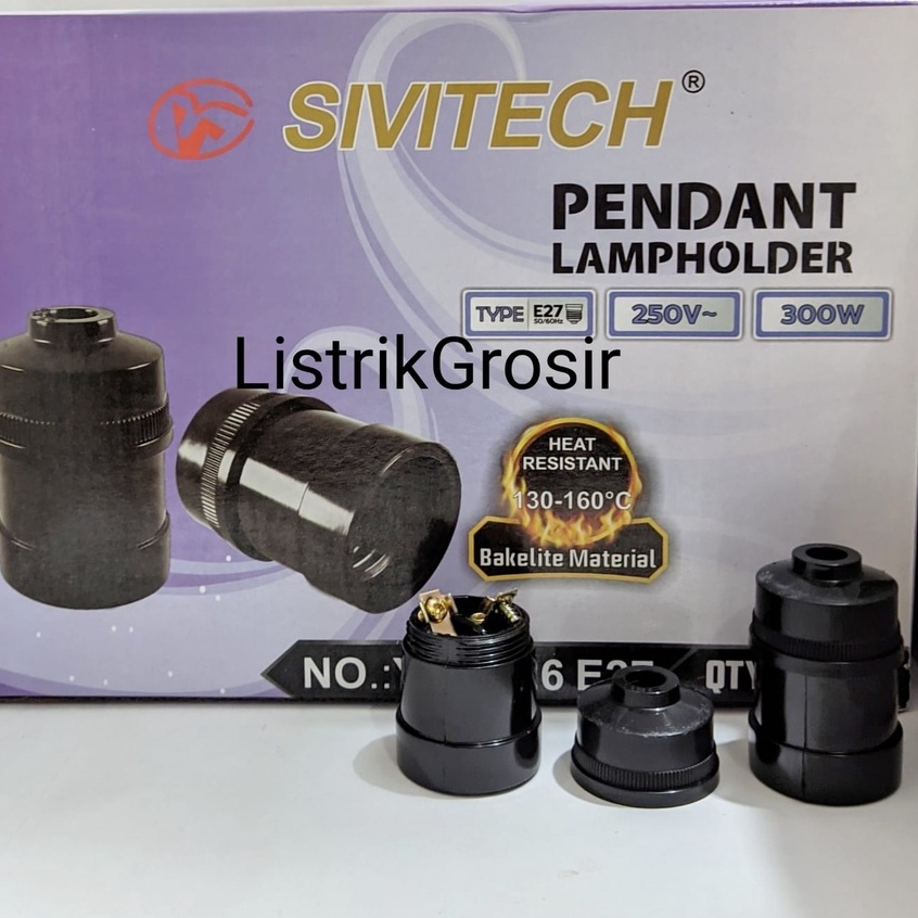 Harga Per Kotak isi 50Pcs Fitting Gantung Model Broco Grosir Bahan Tebal Anti Bakar Kuningan