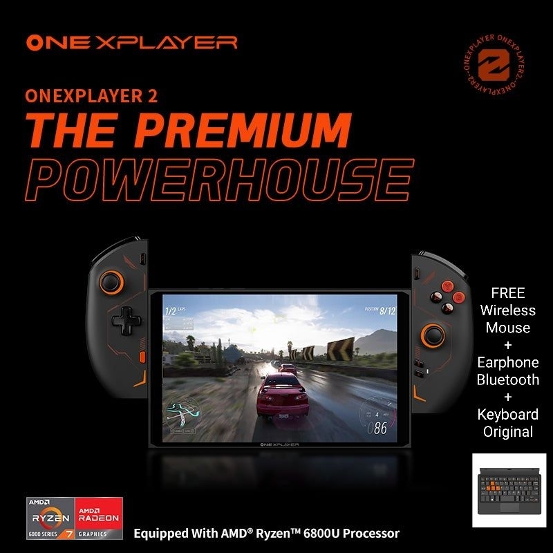 OneXPlayer 2 2023 Laptop Gaming Console AMD Ryzen 7 6800U 8.4&quot; 16/1TB Windows 11 Pro