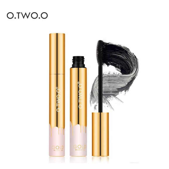 OliveShop ❤️ O.TWO.O Gold Mascara Maskara Waterproof Long Lasting Curling Eyelash