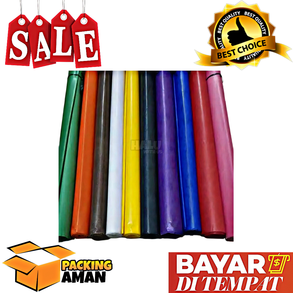 

(BISA COD) PROMO 1 Pcs Kertas Minyak Warna Warni 75x100cm / Kertas Wajik