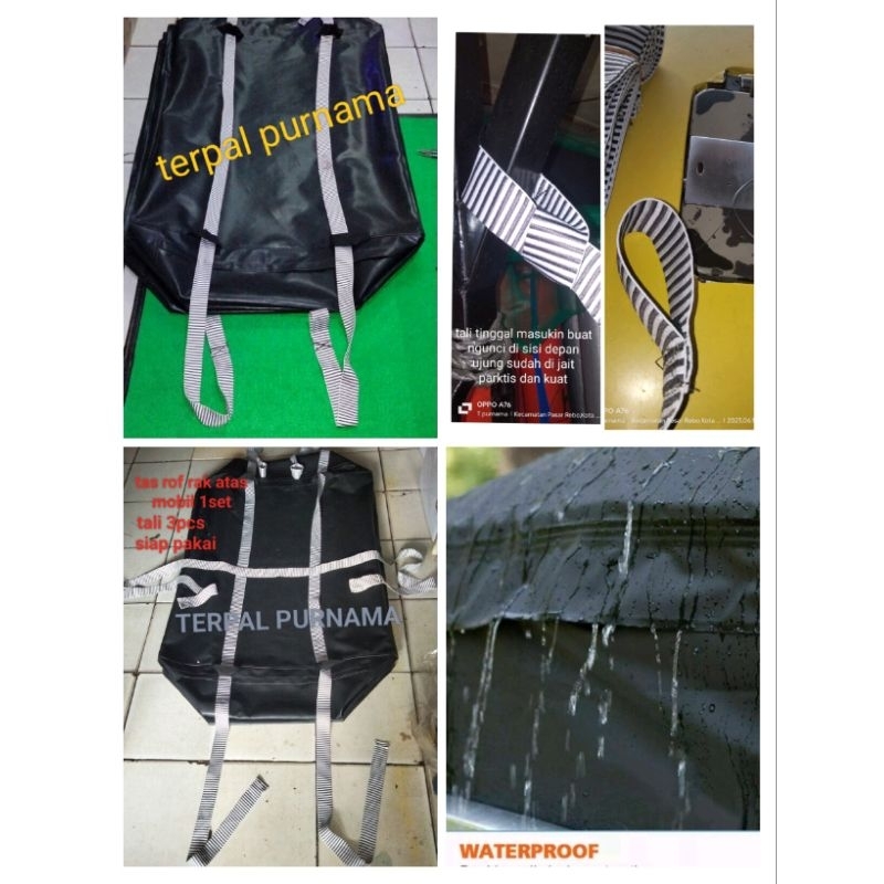 tas bagasi atas mobil bahan anti air