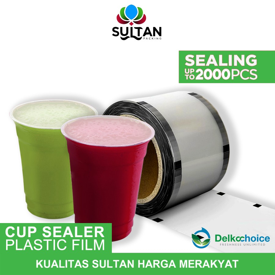 Cup Sealer Plastik Tutup Gelas Roll 2000pcs