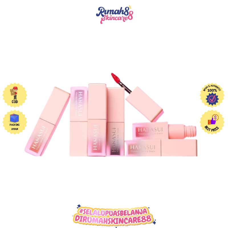 HANASUI Tintdorable Lip Stain LIPTINT - Lip Tint Ringan, Lip Tint Murah