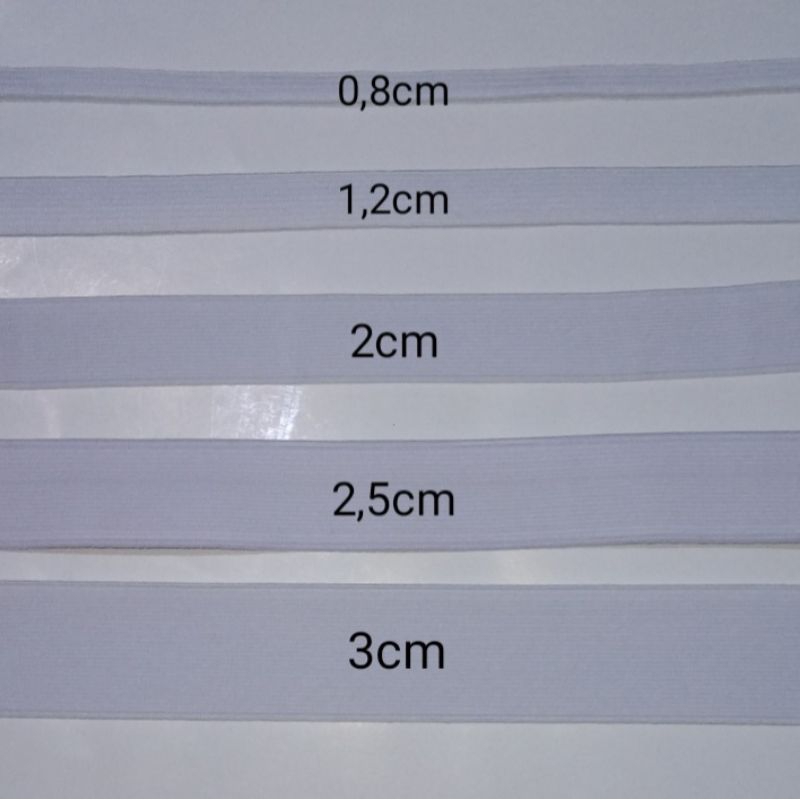Karet elastis karet baju karet pinggang (1 meter)