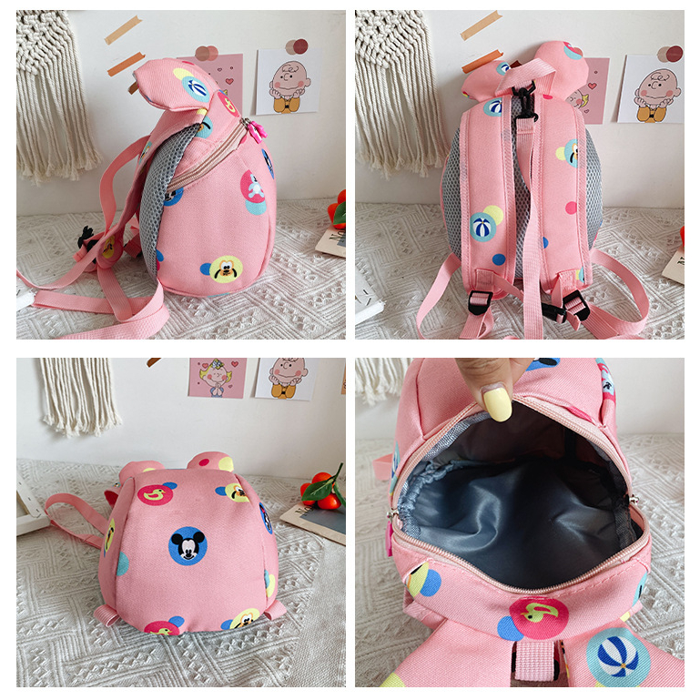 Tas Ransel Anak Import Karakter Telinga Bulat Lucu Cute Kids Backpack