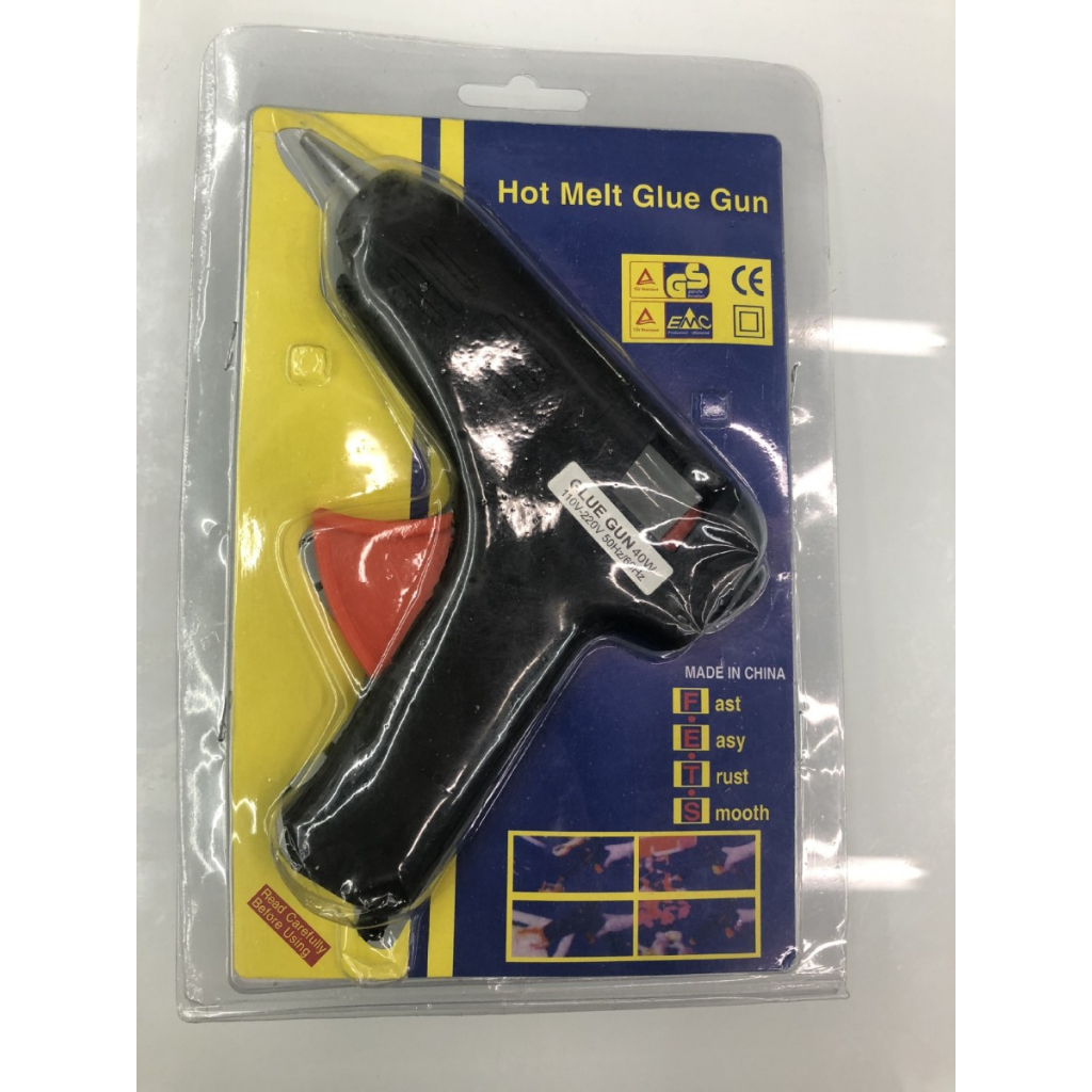 LEM TEMBAK / HOT MELT GLUE GUN ON OFF 10 WATT / GLUE GUN MINI