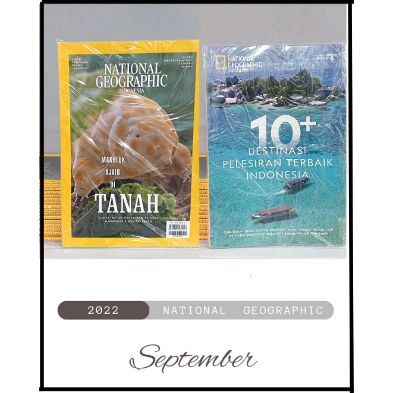 majalah national Geographic Indonesia edisi September 2022