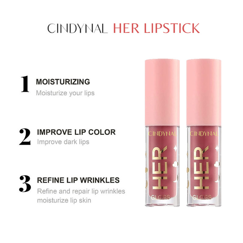 CINDYNAL Her Dragon Ranee Lip Gloss Moisturizing Lip Glow-2