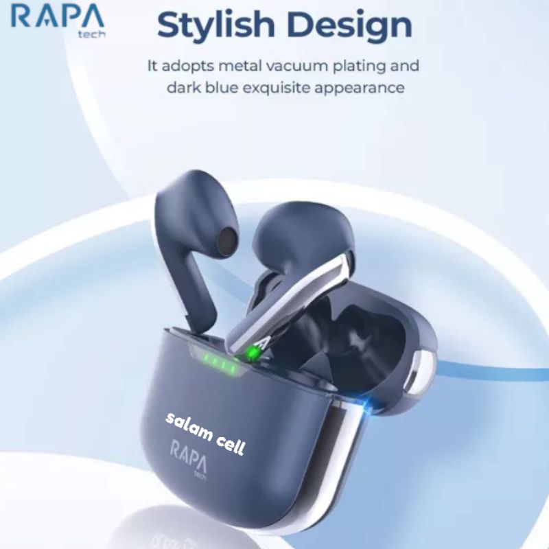 Headset Bluetooth RAPAtech AIR I TW1011 Bluetooth 5.3 18jam Tws Rapa Original Garansi Resmi