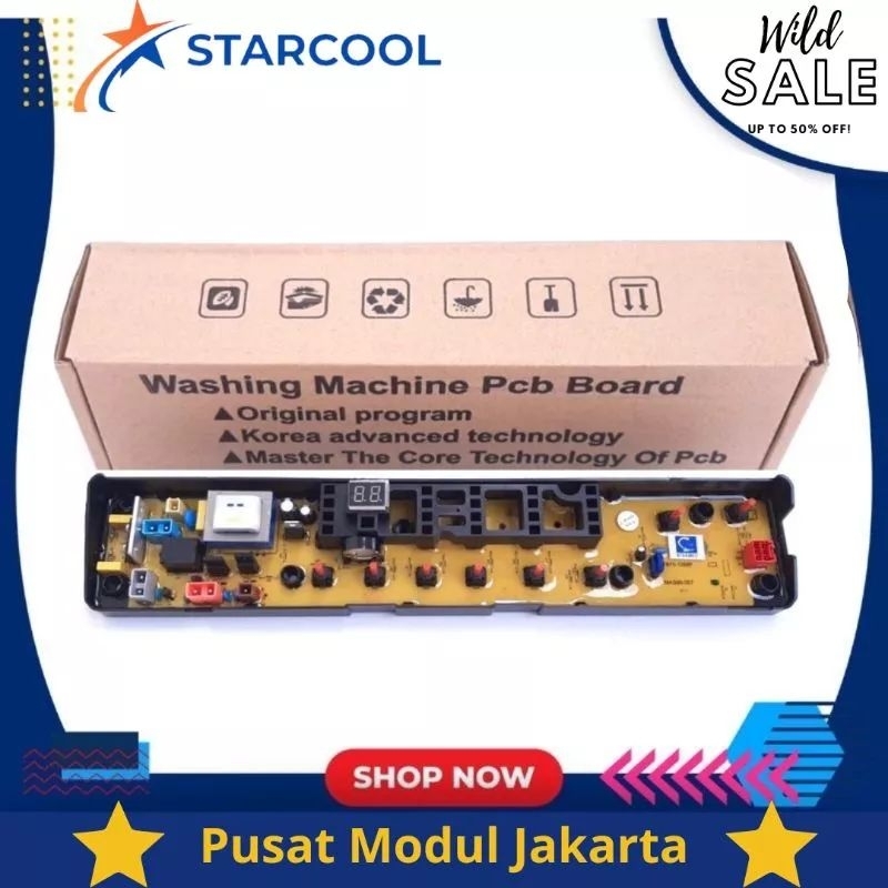 MIDEA MAM8502 modul pcb mesin cuci Top Loading