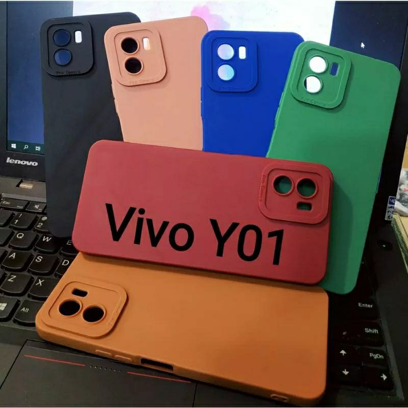 Softcase Slicon pro Camera VIVO Y01