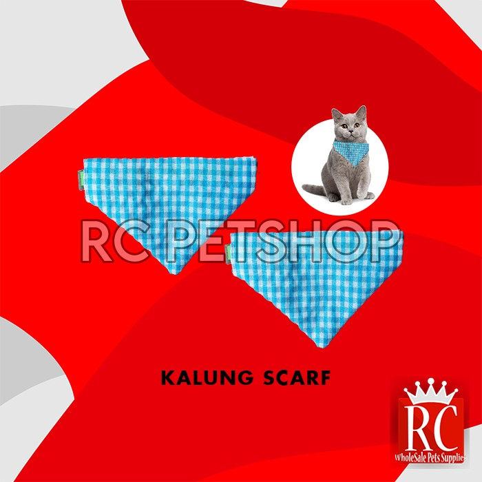 Kalung Bandana Syal Dasi Kucing Anjing Cat Dog Scarf