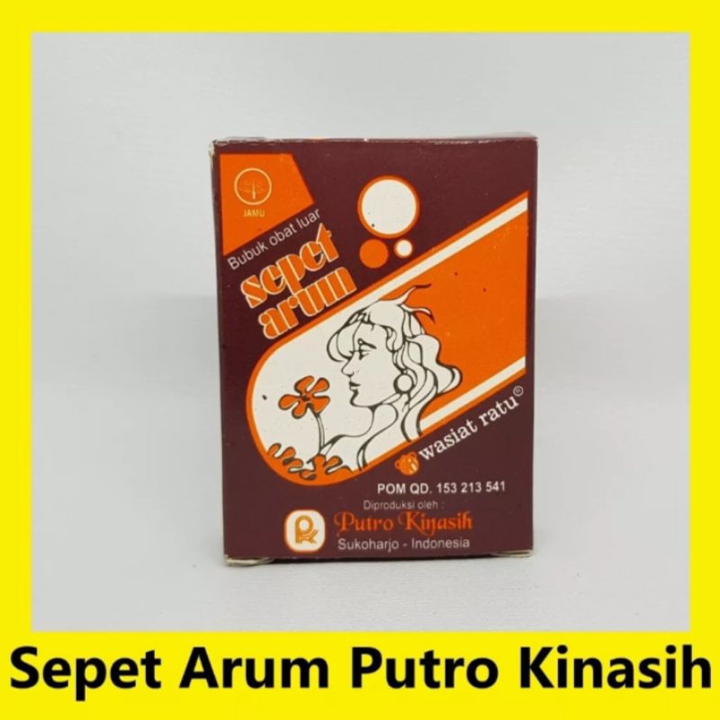 SEPET ARUM isi 10 SACHET @ 1 gram SERBUK SEPET ARUM CEBOK UNTUK MISS V WANGI WASIAT RATU RAPET RAPAT