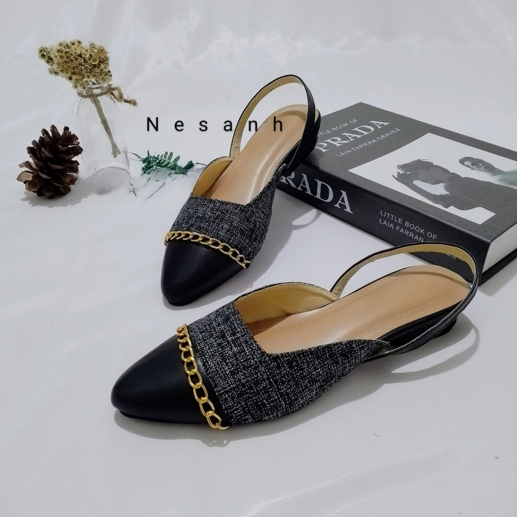 NESANH - FIONA Sepatu Mules Slip On Wanita