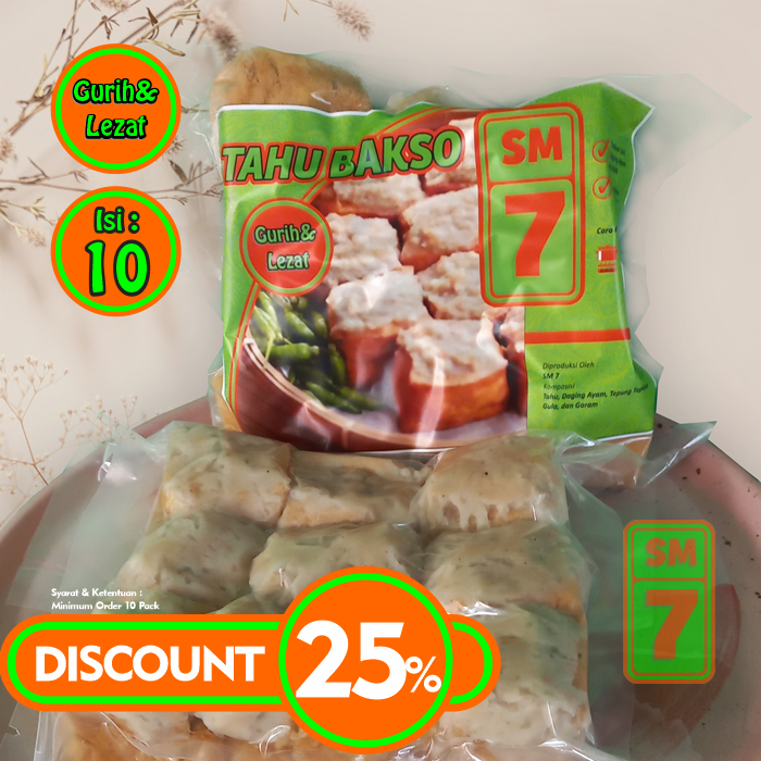 

PROMO UP TO 25 % - Tahu Bakso Daging Ayam 1 Pack isi 10 pcs
