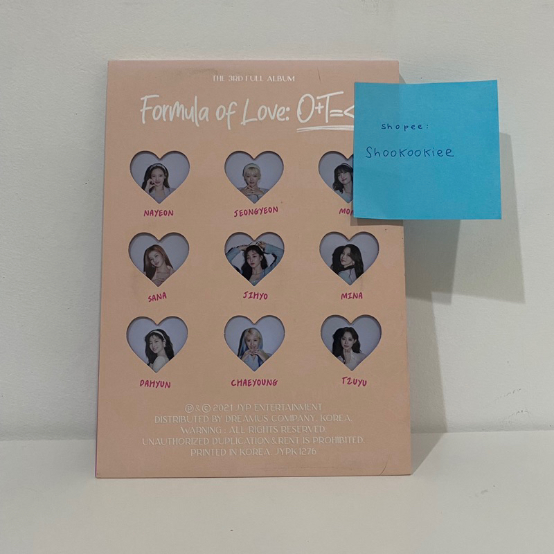 formula of love full of love album only twice