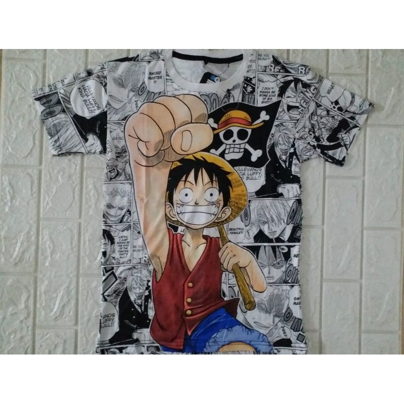 KAOS ANIME ONE PIECE / KAOS MONKEY D LUFFY / KAOS KOMIK ONE PIECE / KAOS OBLONG / KAOS KOMIK