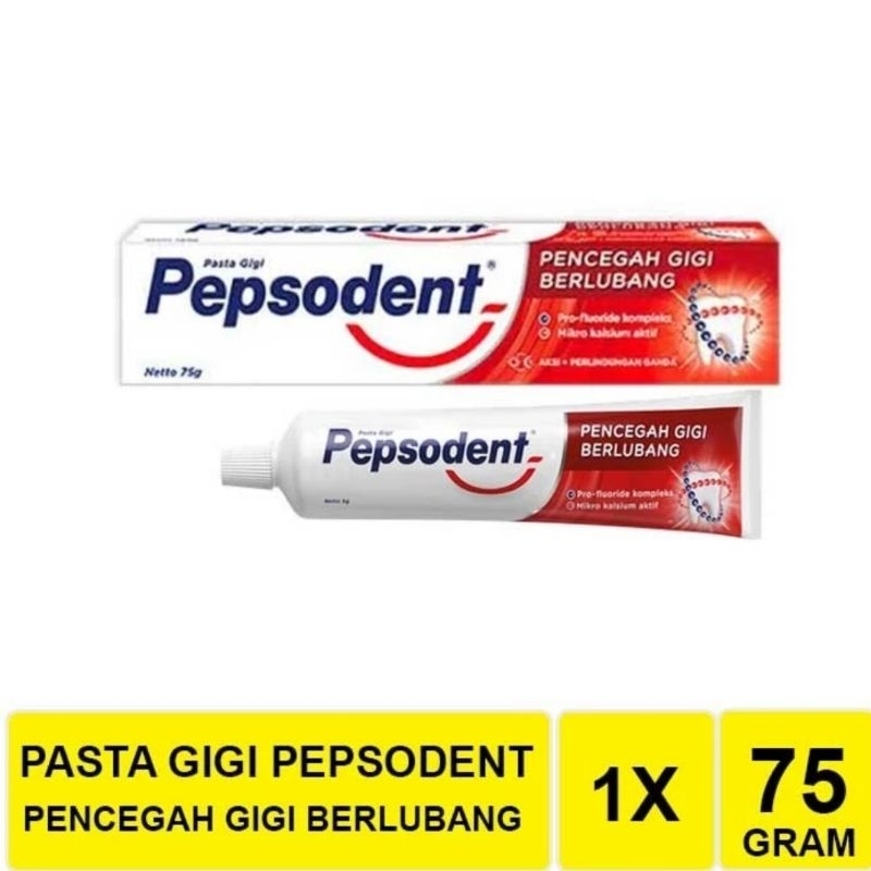 Pepsodent Pasta Gigi Pencegah Gigi Berlubang 75gr